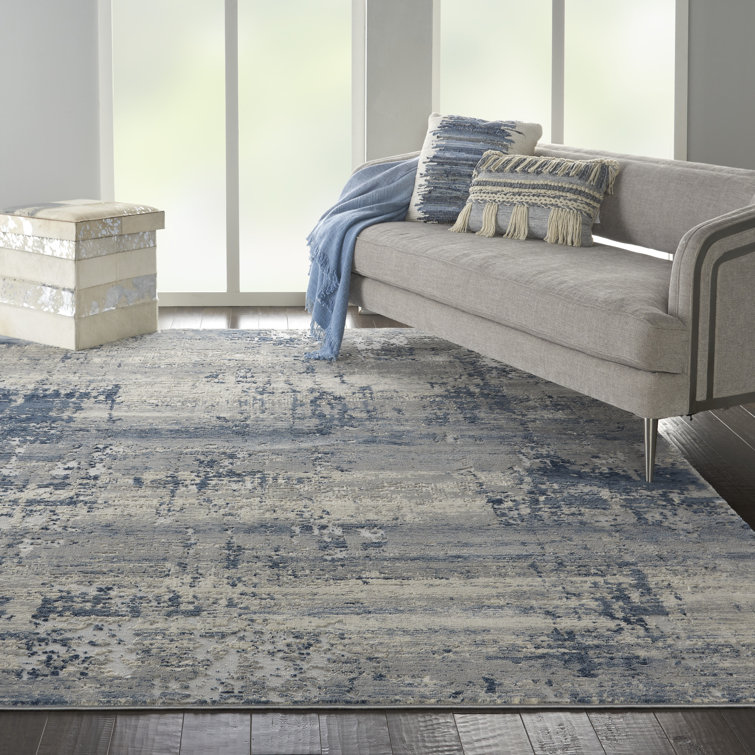 Mistana Bedwell Ivory/Blue Rug & Reviews Wayfair.co.uk